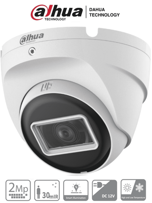 DAHUA HAC-T2A21N-U-28 - Camara Domo de 2 Megapixeles/ 1080p/ Lente 2.8 mm/ 100 Grados de Apertura/ IR de 30 Metros/ Metálica/ IP67 / Soporta: CVI/TVI/AHD/CVBS