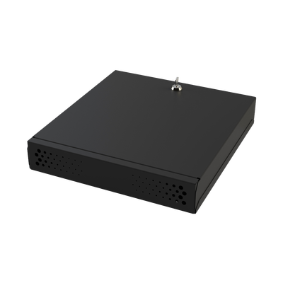 Gabinete Metálico de Seguridad EPCOM INDUSTRIAL para DVR/NVR, Ancho 396 mm x 78 mm de Alto