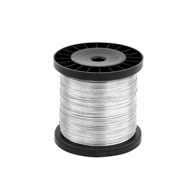 Bobina de 500 Metros SFIRE / Cable de Aluminio Reforzado / 16 AWG / Para Intemperie / Ideal para Cercas Electrificadas