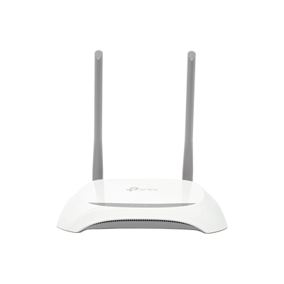 Router Inalámbrico, 2.4 GHz, 300 Mbps, 2 antenas externas omnidireccional 5 dBi, 4 Puertos LAN 10/100 Mbps, 1 Puerto WAN 10/100 Mbps, control de ancho de banda